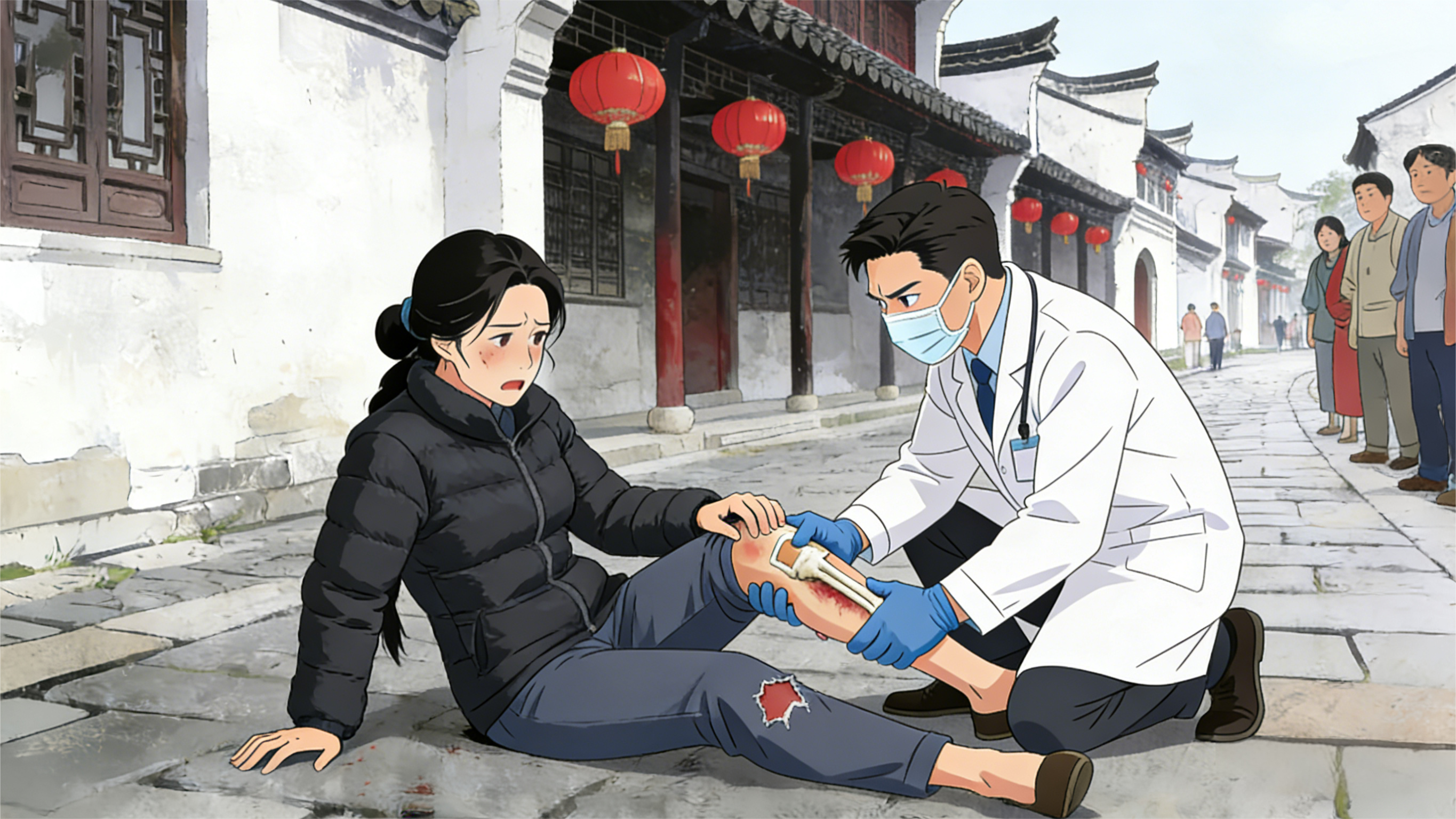 南浔旅游途中摔成粉碎性骨折，北京游客异乡遇暖医！